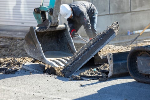 道路解体工事